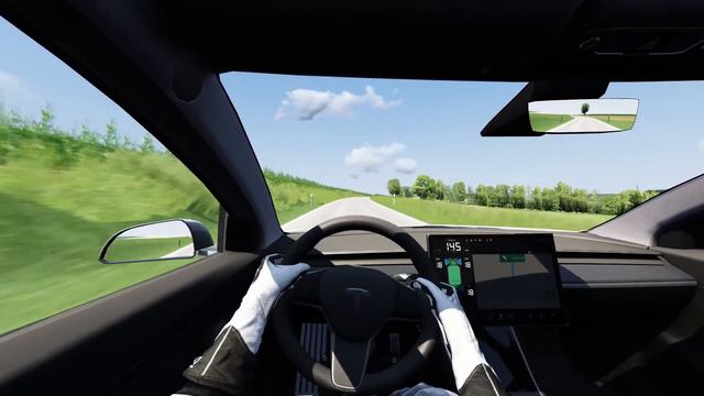 Assetto Corsa quick drive Tesla model 3 смотреть онлайн