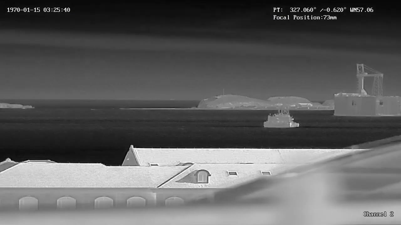 Серия APIX Thermal PTZ MFT (rev.C)  30~300mm 1280x1024 Thermal Imager, Thermal Imaging Test On Sea