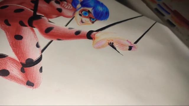 Final Drawing Ticklish Marinette Ladybug Tied Tickled Tickling Feet Soles Trapped
