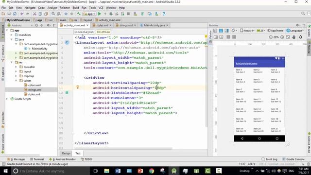 Android Bangla Tutorial 4.12 : gridview android studio example (Part-1) смотреть онлайн