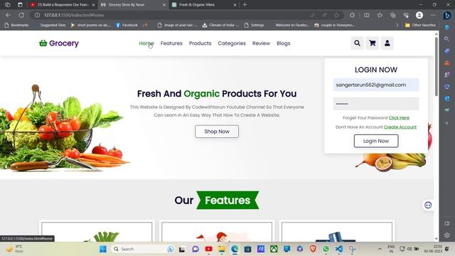Interactive E-Commerce Website Demo | HTML, CSS & JavaScript Showcase смотреть онлайн
