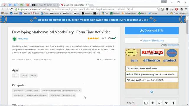 Maths ROTW 106 - Devloping Maths Vocabulary смотреть онлайн
