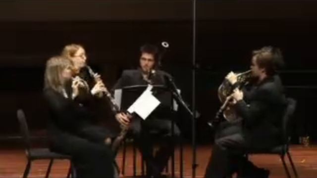 Matthew Brown--Three Bagatelles for Wind Quintet--II. lively смотреть онлайн