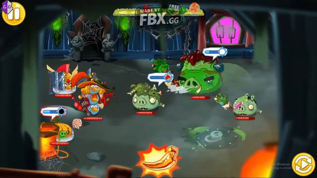 Playable Pumpkin Pig! - Angry Birds Epic GG Script! смотреть онлайн