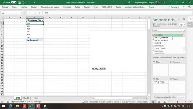 Consolidar archivos de una carpeta compartida en la nube usando Power Query en Excel смотреть онлайн
