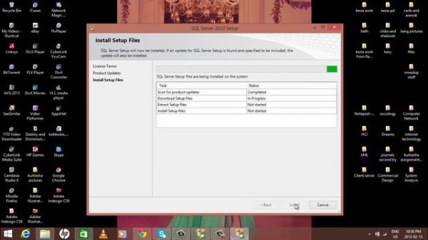 INSTALLING SQL SERVER MANAGEMENT STUDIO 2012