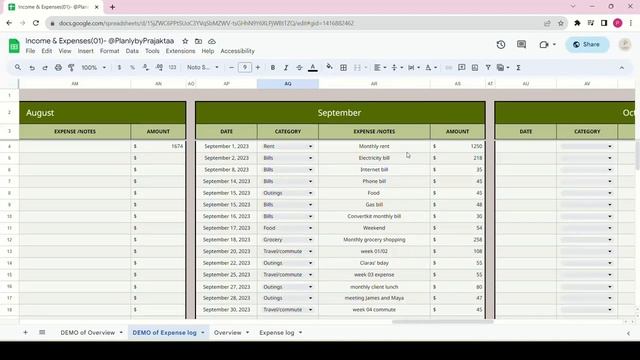 Income and expense tracker spreadsheet ??| Google sheets & Excel смотреть онлайн