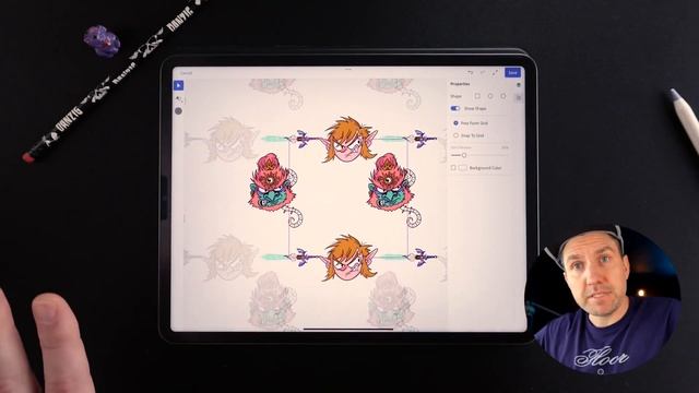 Seamless Patterns in Adobe Fresco : Check Out This Hidden Technique! смотреть онлайн