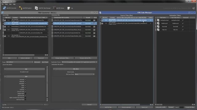 Using the FBX Converter tool смотреть онлайн