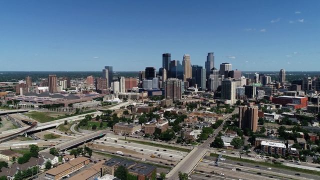 Minneapolis - St Paul, Minnesota | 4K Drone Tour Over Twin Cities смотреть онлайн