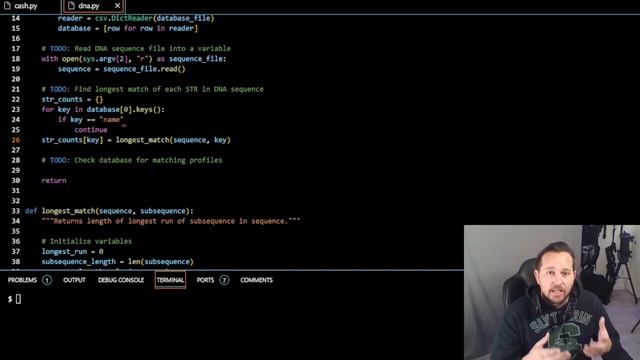 CS50 DNA Problem Set 6 - DNA Solution 2023 Beginners Guide смотреть онлайн