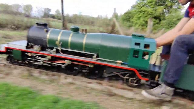 NMBS/SNCB type 10 - Livesteam locomotive: first trials PART 2 смотреть онлайн