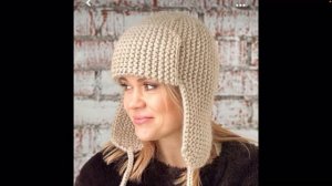 Тренд! Шапка-ушанка! Давайте свяжем! Обзор разных моделей!
