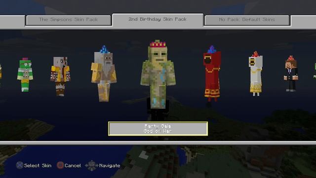 Minecraft PS4/PS3/PS Vita: 2nd Birthday Skin Pack Showcase | New Skin Pack (TU31/1.8 Update) смотреть онлайн