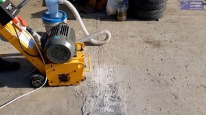 Работа фрезером по бетону 2. Нюансы в работе