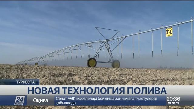 Дождевое орошение при выращивании кукурузы и пшеницы применяют в Туркестане