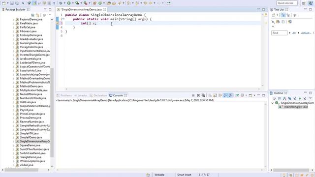 Java Lesson 13.1 - Array (Single Dimensional) смотреть онлайн