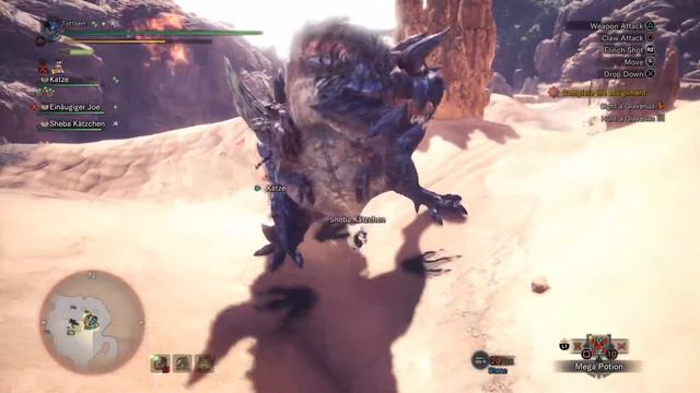 [MHW:I] First Glavenus Story Fight [Hammer]