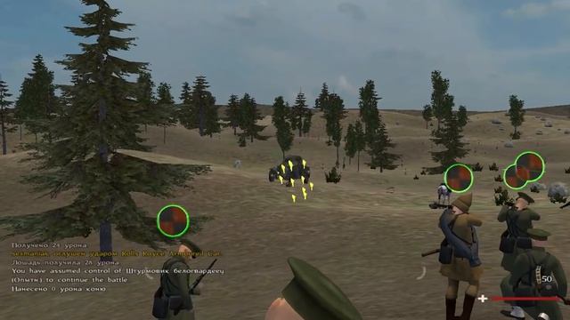 мод на M&B Warband с оружием, танками и самолетами (маленькая битва) смотреть онлайн