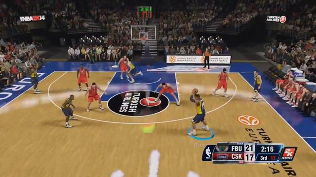 NBA 2K14 PS4 Gameplay: Fenerbahçe Ülker Istanbul versus CSKA Moscow смотреть онлайн