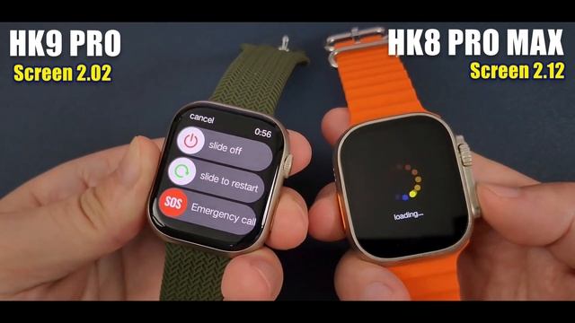 HK9 PRO VS HK8 PRO MAX Ultra Smart Watch 8 смотреть онлайн