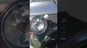 Установка регулировка снятие противотуманной фары и лампочки H8 Bmw x5 LCI e70 2010 2011 2012 2013