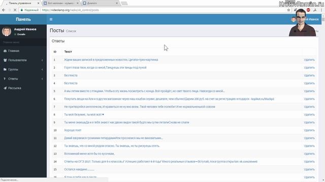 Кейс Бот Вконтакте Меломан смотреть онлайн