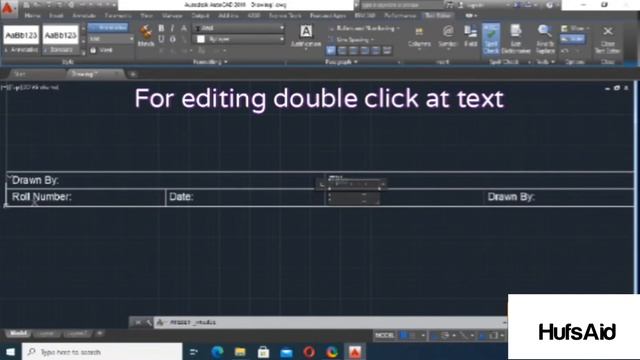 Making a Title Block in AutoCad смотреть онлайн