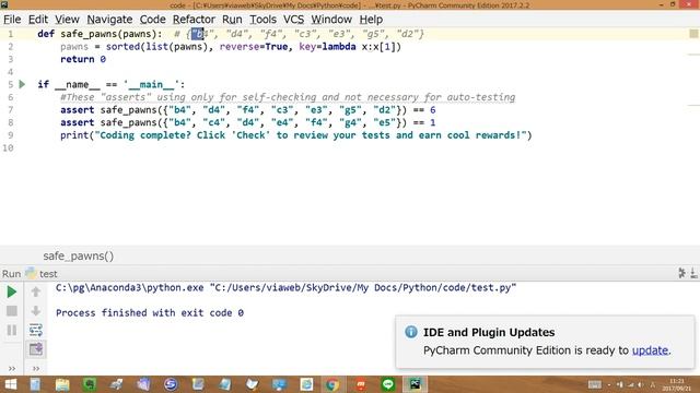 #004-005 Python check.io マラソン Pawn Brotherhood смотреть онлайн
