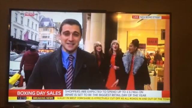 Live on SKY News at Fenwick of Bond Street! смотреть онлайн