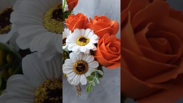 Мыльный букет.Ромашка. смотреть онлайн