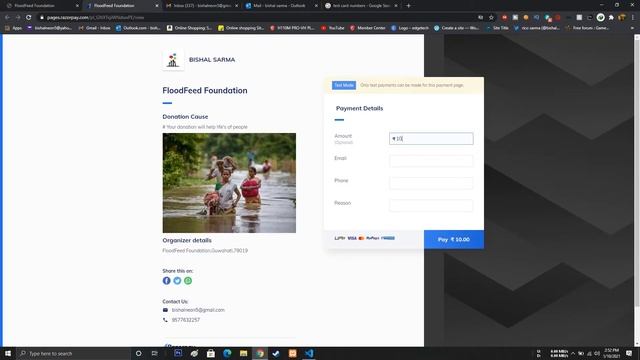 The Sparks Foundation Task 1 - Payment Gateway Integration смотреть онлайн