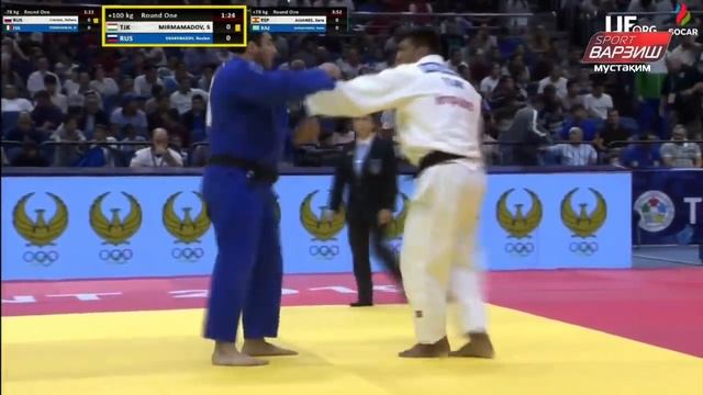 Шакармамад МИРМАМАДОВ vs Руслан ШАХБАЗОВ, +100 kg, Round 1, Гран-при Ташкент смотреть онлайн