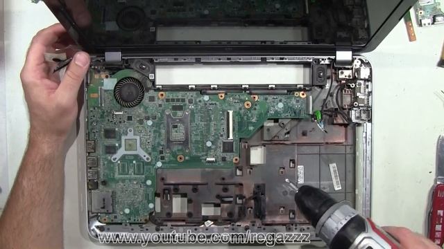 HP Pavilion 15 E Take Apart Complete Disassembly Teardown смотреть онлайн