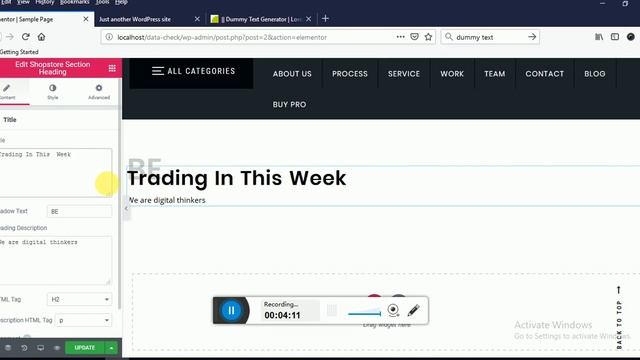 Elementor page builder with ShopStore Multipurpose WooCommerce WordPress Theme смотреть онлайн