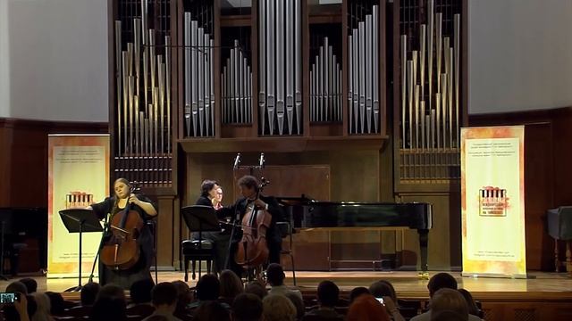 Schubert — Adagio For 2 Cellos // K.Rodin (cello), A.Ushakova (cello)