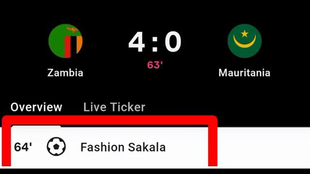Fashion Sakala Hat-trick Goal Vs Mauritania | Zambia Vs Mauritania | 4-0 | смотреть онлайн