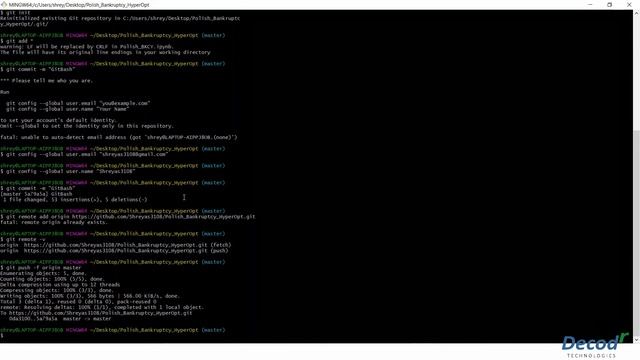 Gitbash | Decodr Technologies смотреть онлайн