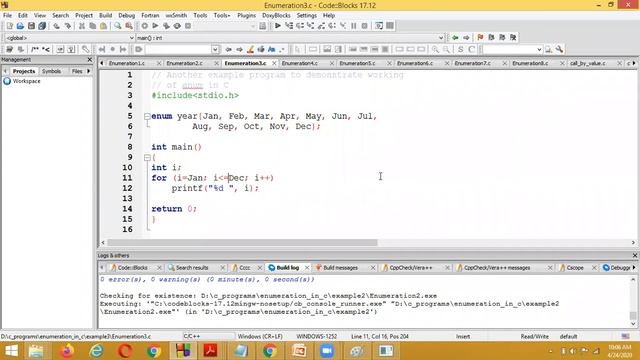 Enumeration data type in C by Murali Mohan Reddy Muchanthala смотреть онлайн