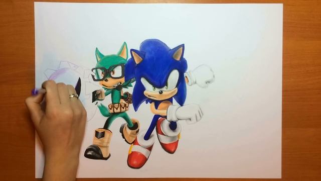 Speed Drawing Sonic Forces смотреть онлайн