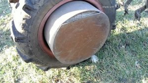 Самодельные утяжелители на колеса мотоблока