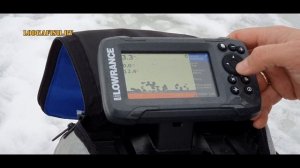Обзор эхолота Lowrance Hook2-4x со льда. Хук слева для Практика?