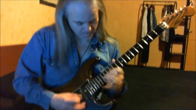 Gibson Burstbucker 3. Marshall JMP 1. Boss ME 5. Hard Rock Guitar Instrumental. смотреть онлайн