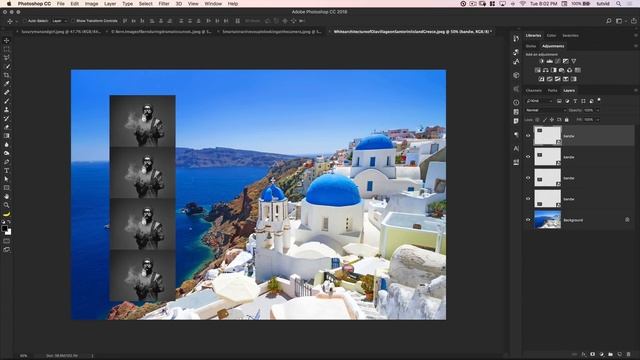 Smart Objects vs. Raster Objects (PHOTOSHOP CC) смотреть онлайн
