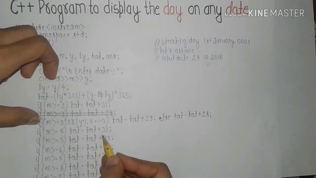 C++ program to display the day on any date(day predictor) | Sanskar Gupta смотреть онлайн