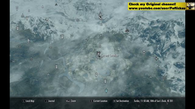 Skyrim - Frost Breath Shout map location смотреть онлайн