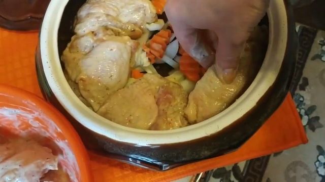 Курица в керамической жаровне в духовке ???? смотреть онлайн