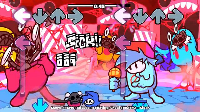 Fall guys + Friday Night Funkin' + Хоррор = Это видео! FNF MOD Funk Guys ФНФ МОД!!! смотреть онлайн