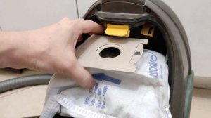 Замена пылесборника в пылесосе SAMSUNG VC-6713
