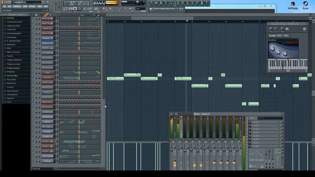 Музыка собственного сочинения в FL Studio 10 смотреть онлайн